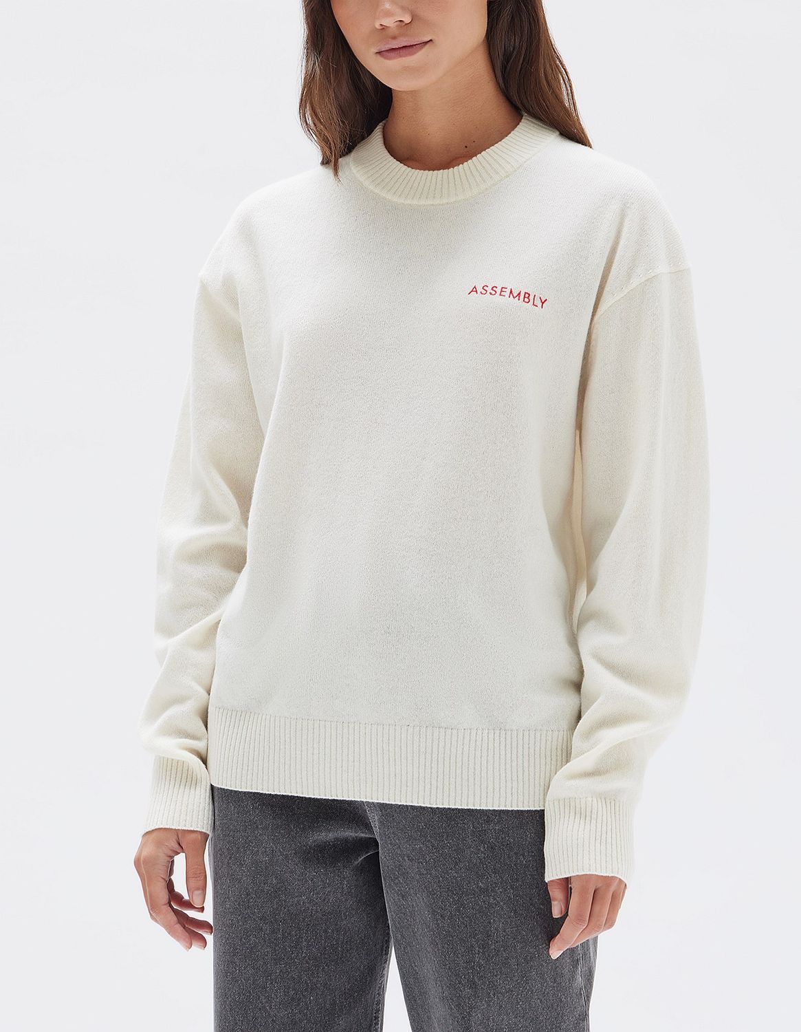 Pax Wool Knit - Cream/Red