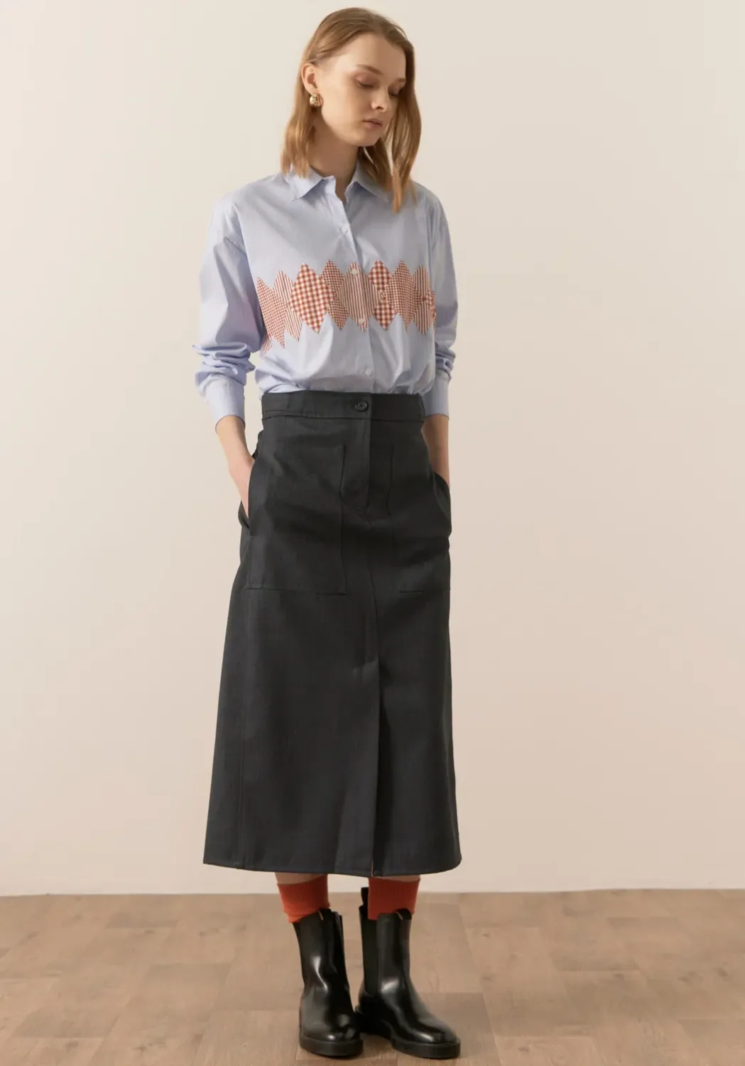 Dewey Patchwork Shirt
