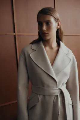 Sadie Single Breasted Wool Coat