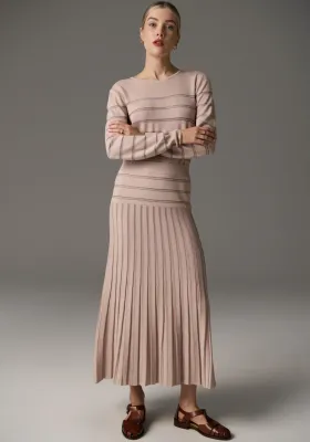 Gizelle Lurex Striped Knit