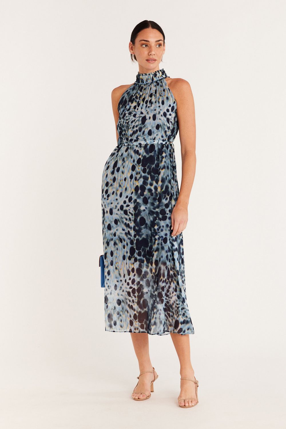 Rivoli Halter Neck Dress