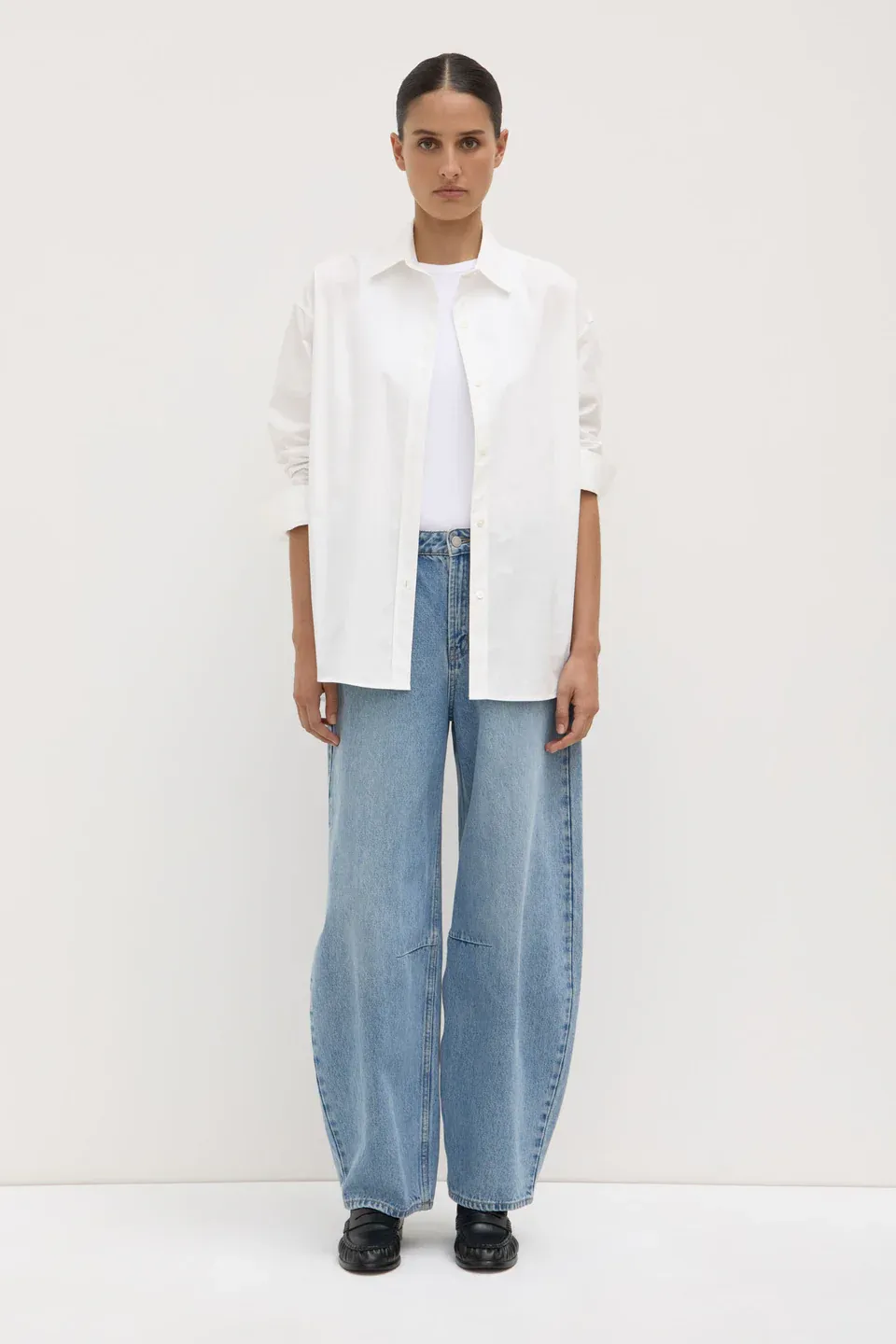Marigold Poplin Shirt (+ colours), Colour: White, Size: 6