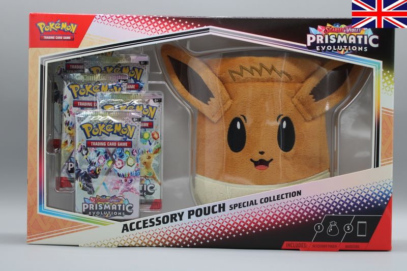 Pokemon Prismatic Evolutions Accessory Pouch Special Collection - englisch