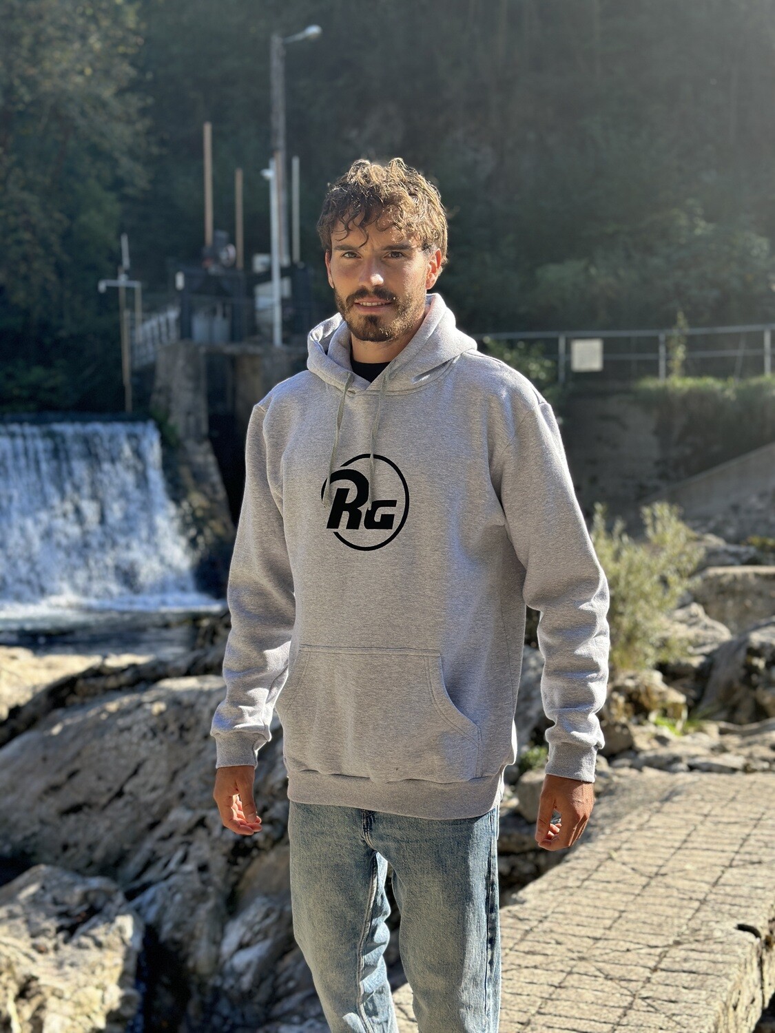 HOODIE, Größe: XS, FARBE: GRIGIO