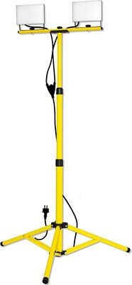 FARETTO LED DA CANTIERE 60 WATT DOPPIO SU TREPPIEDE