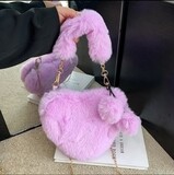 Pink Fluffy Bag