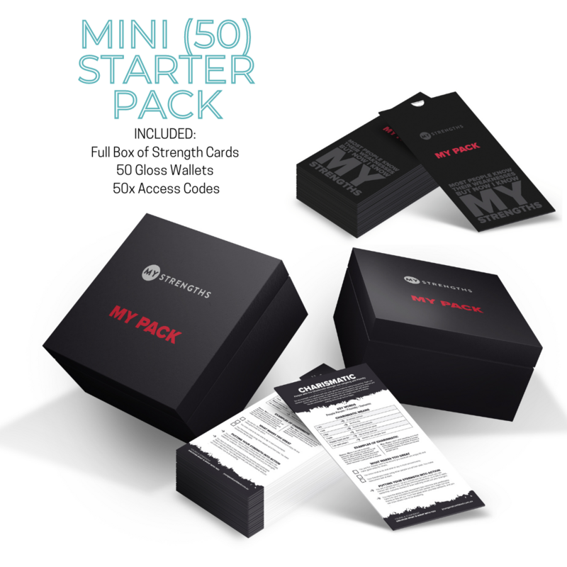 Mini Starter Package (50) - quick start with MyStrengths for 50 participants