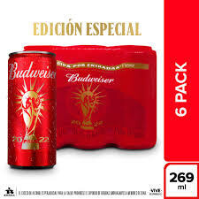 BUDWEISER LATA X6