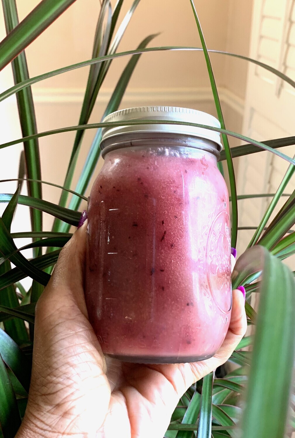 Strawberry Banana Blueberry Sea moss gel 12oz