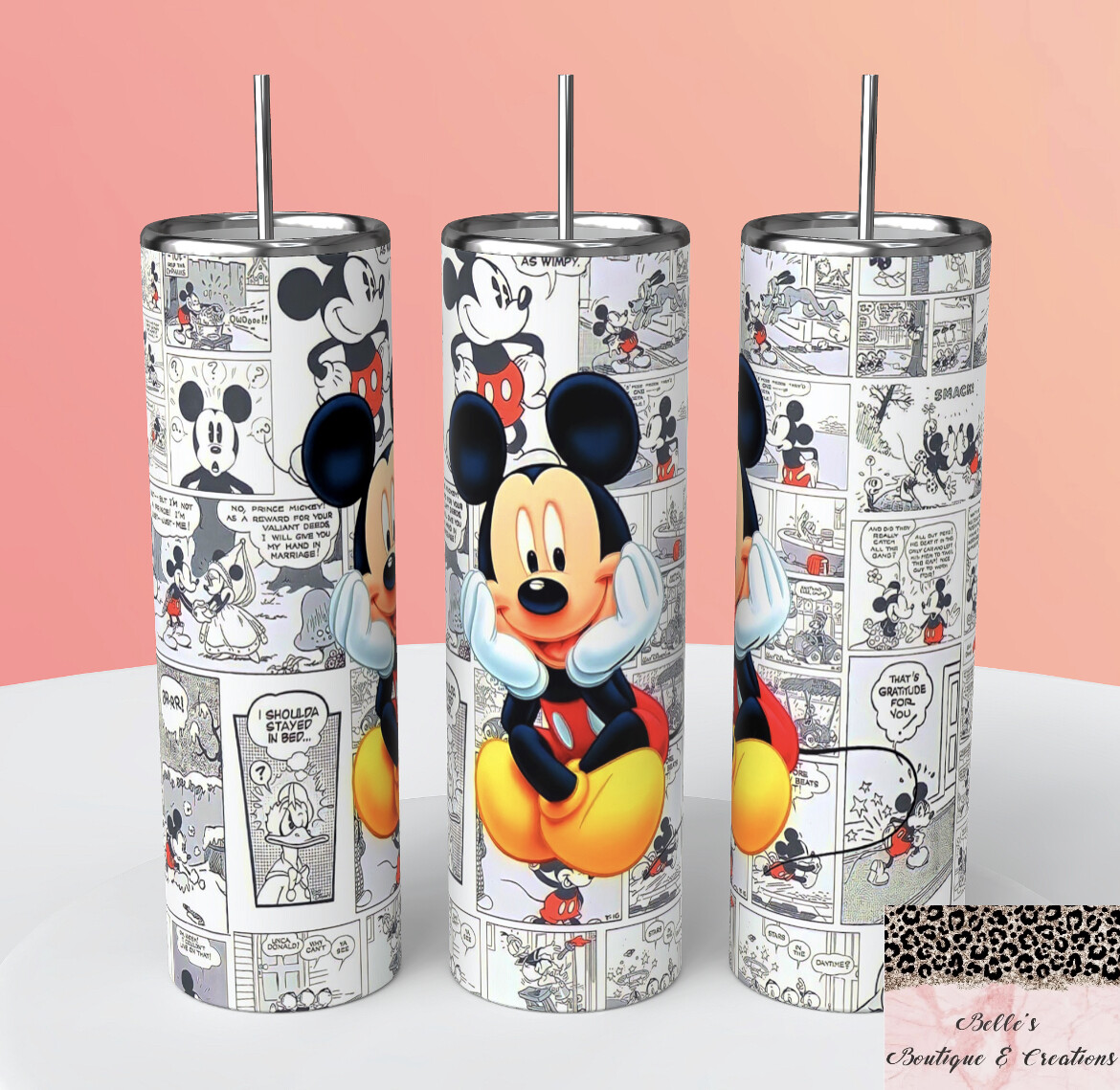 Mickey Mouse Comic Tumbler