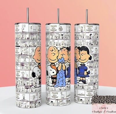 Charlie Brown Comic Tumbler
