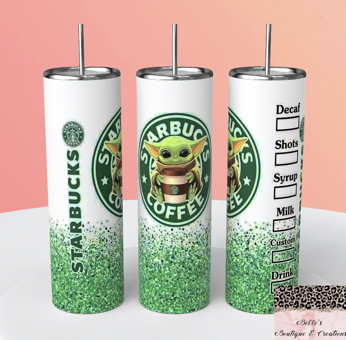 Star Wars Yoda Starbucks Tumbler