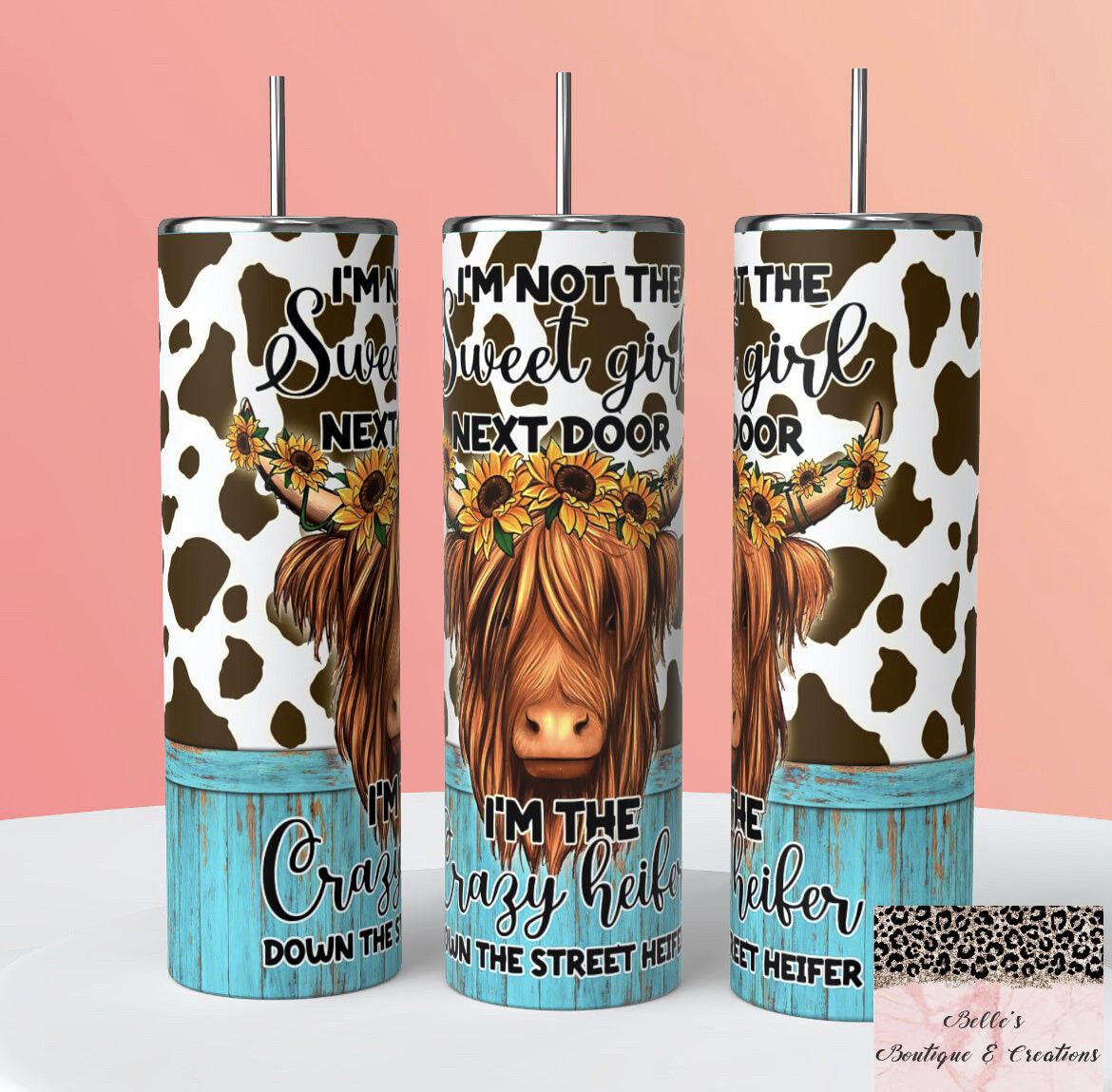 Highland Cow Tumbler