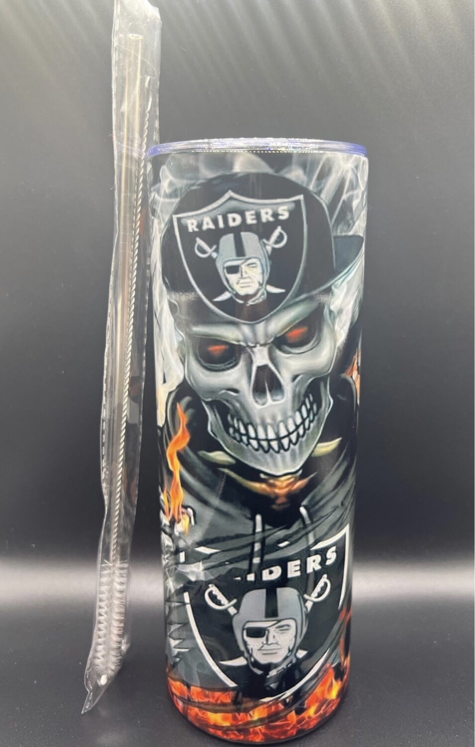 Raiders Football Tumbler