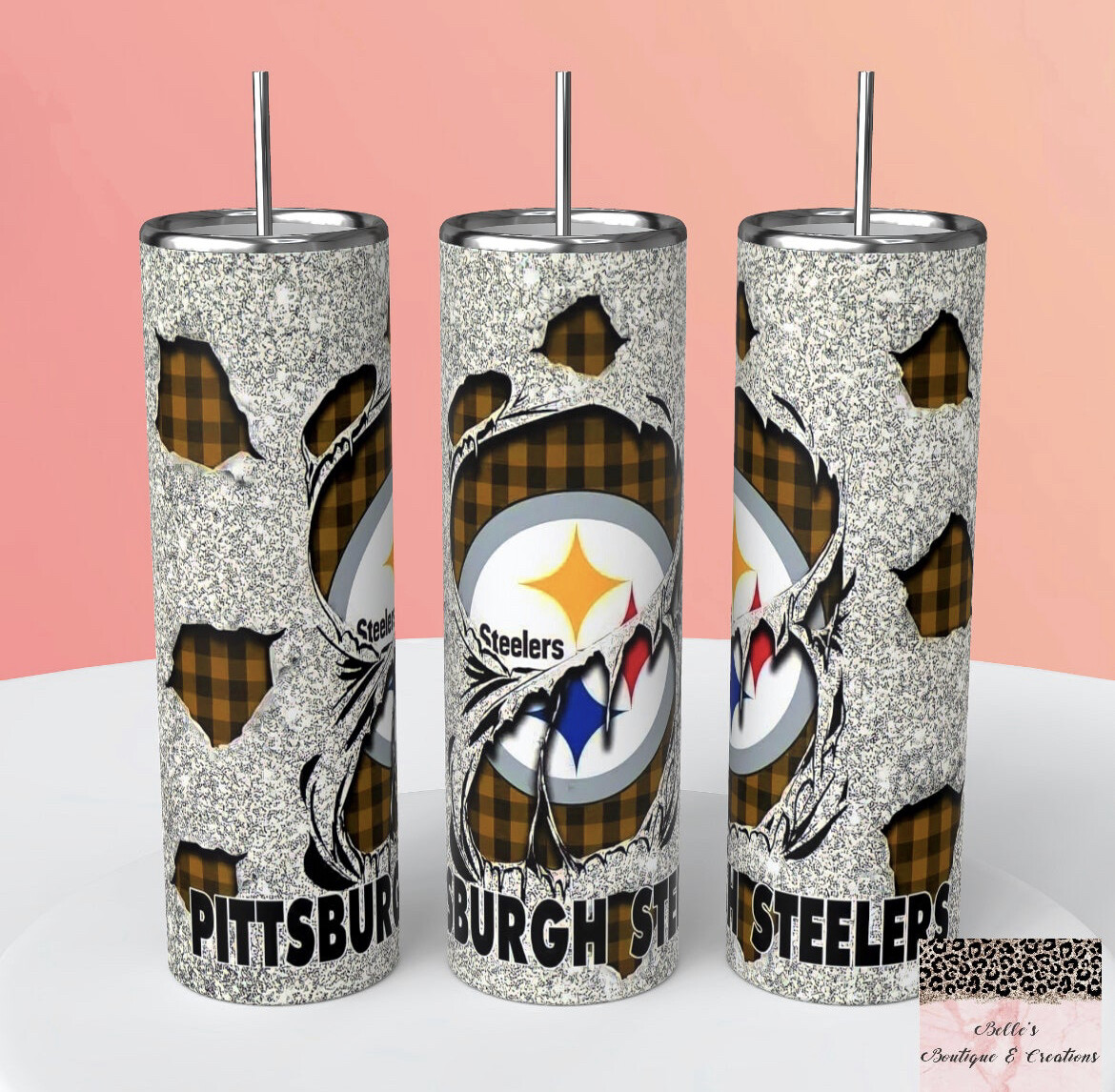 Steelers Football Tumbler