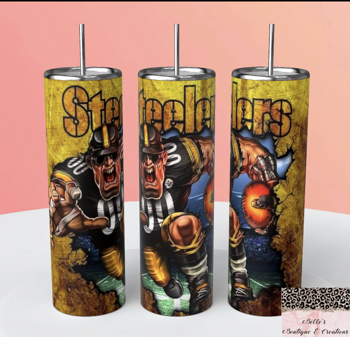 Steelers Football Tumbler