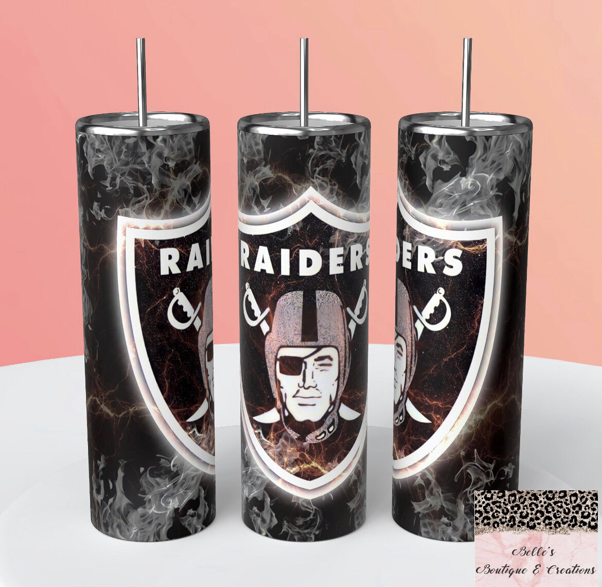 Raiders Football Tumbler