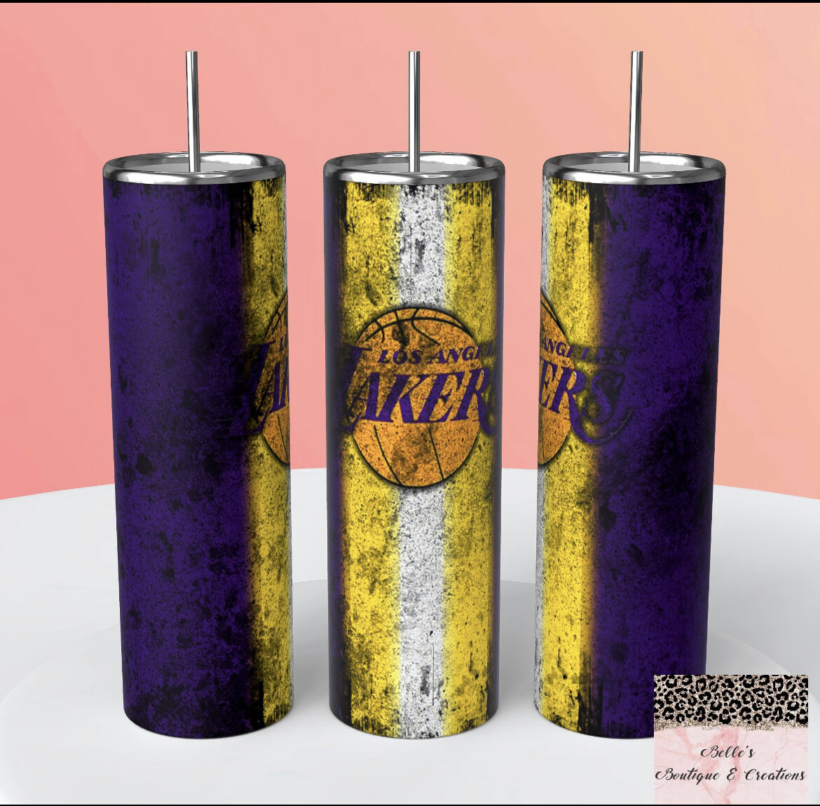 Lakers Basketball Tumbler