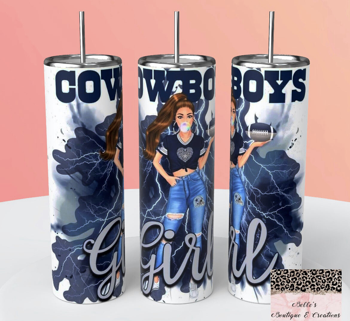 Cowboys Girls Tumbler