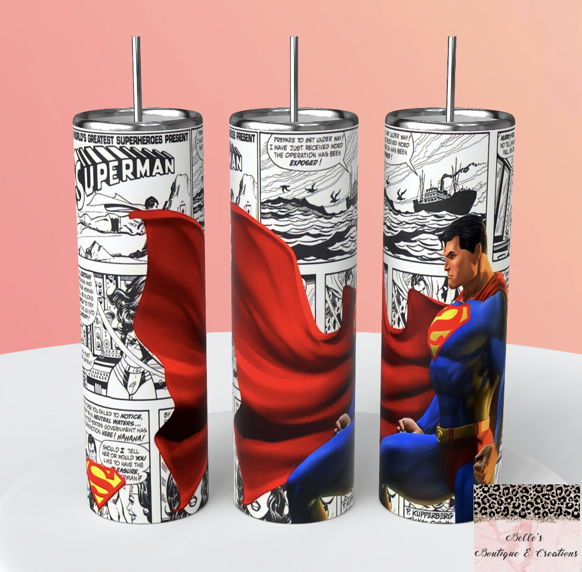 Superman Comic Tumbler