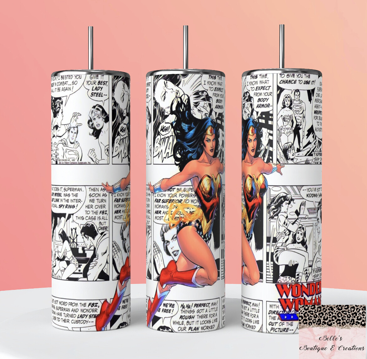 Wonder Woman Comic Tumbler