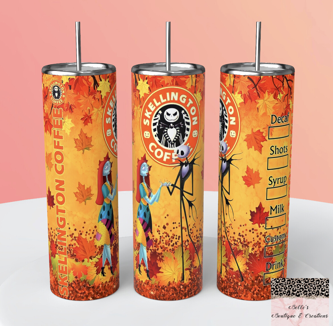 Nightmare Before Christmas Starbucks Tumbler
