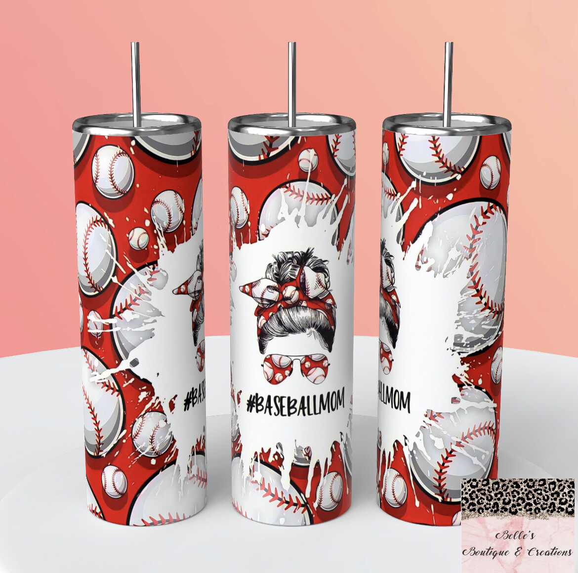 Baseball Mom Tumbler