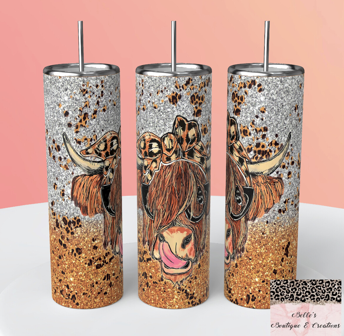 Highland Cow Tumbler