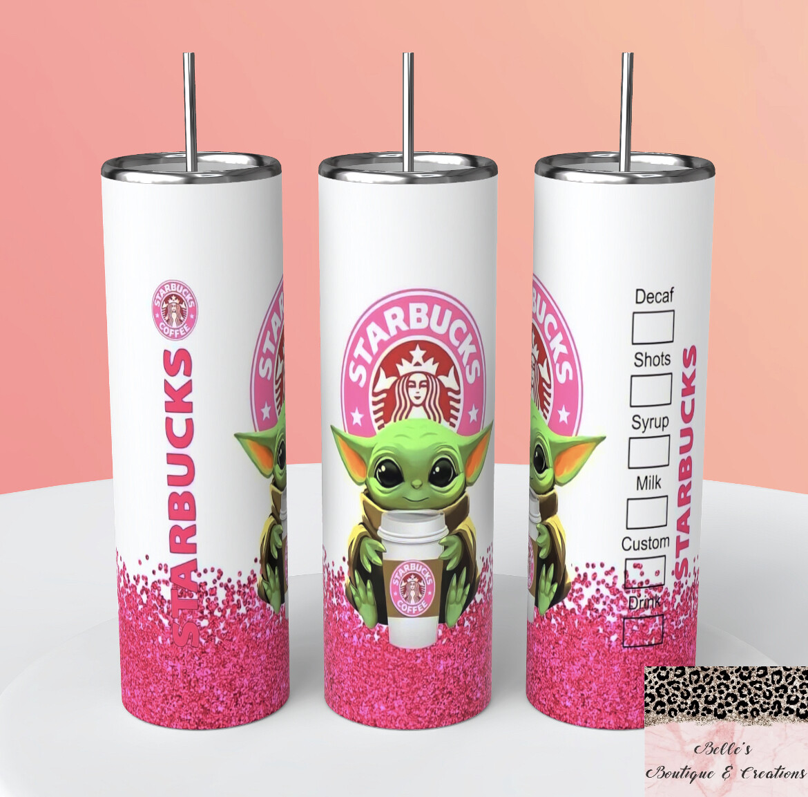 Star Wars Yoda Starbucks Tumbler
