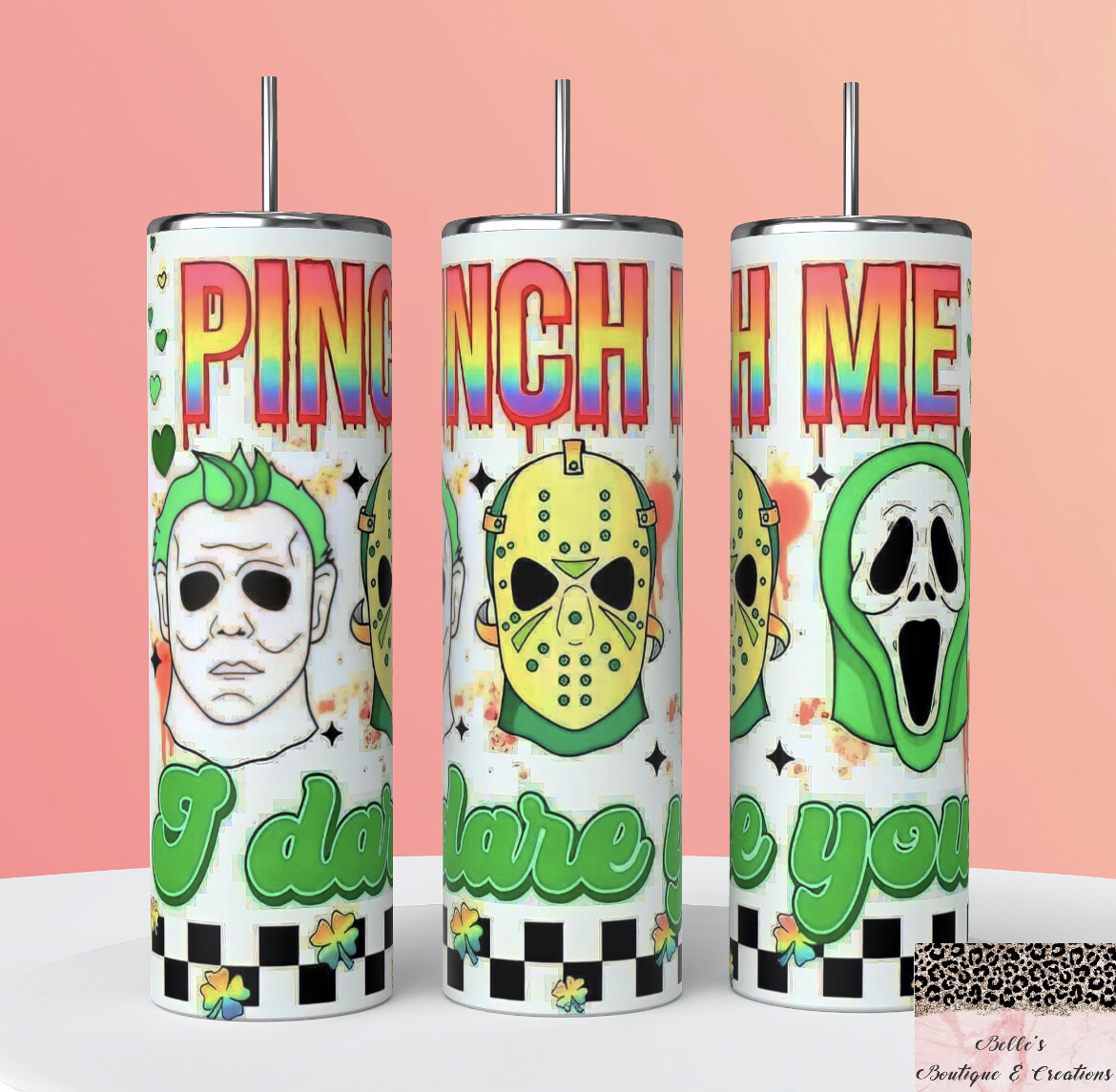 Pinch Me I Darr You Horror Tumbler