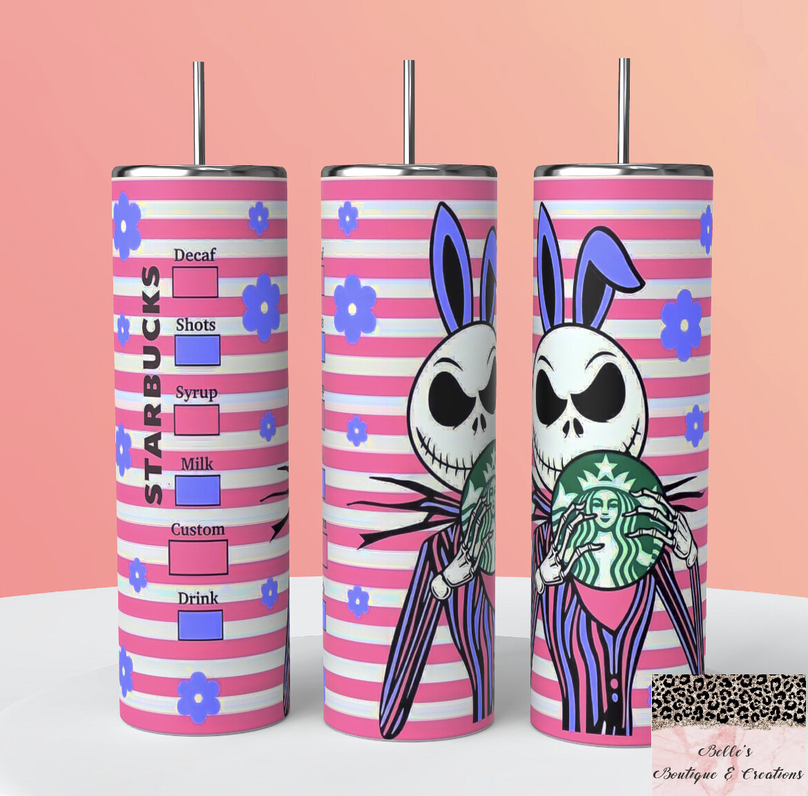 Nightmare Before Christmas Jack Easter Starbucks Tumbler