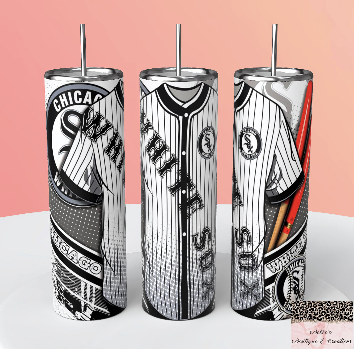 White Sox Baseball Tumbler