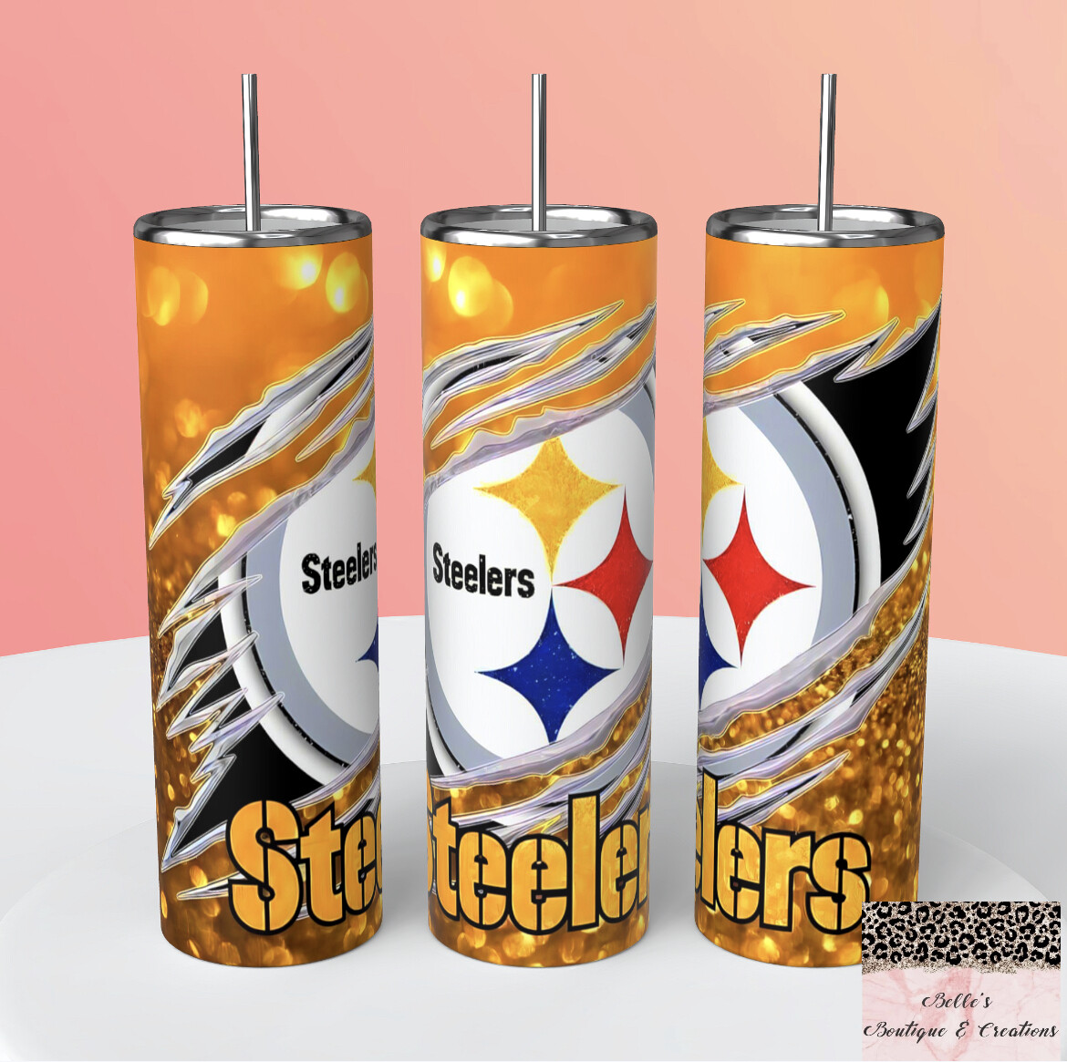 Steelers Football Tumbler