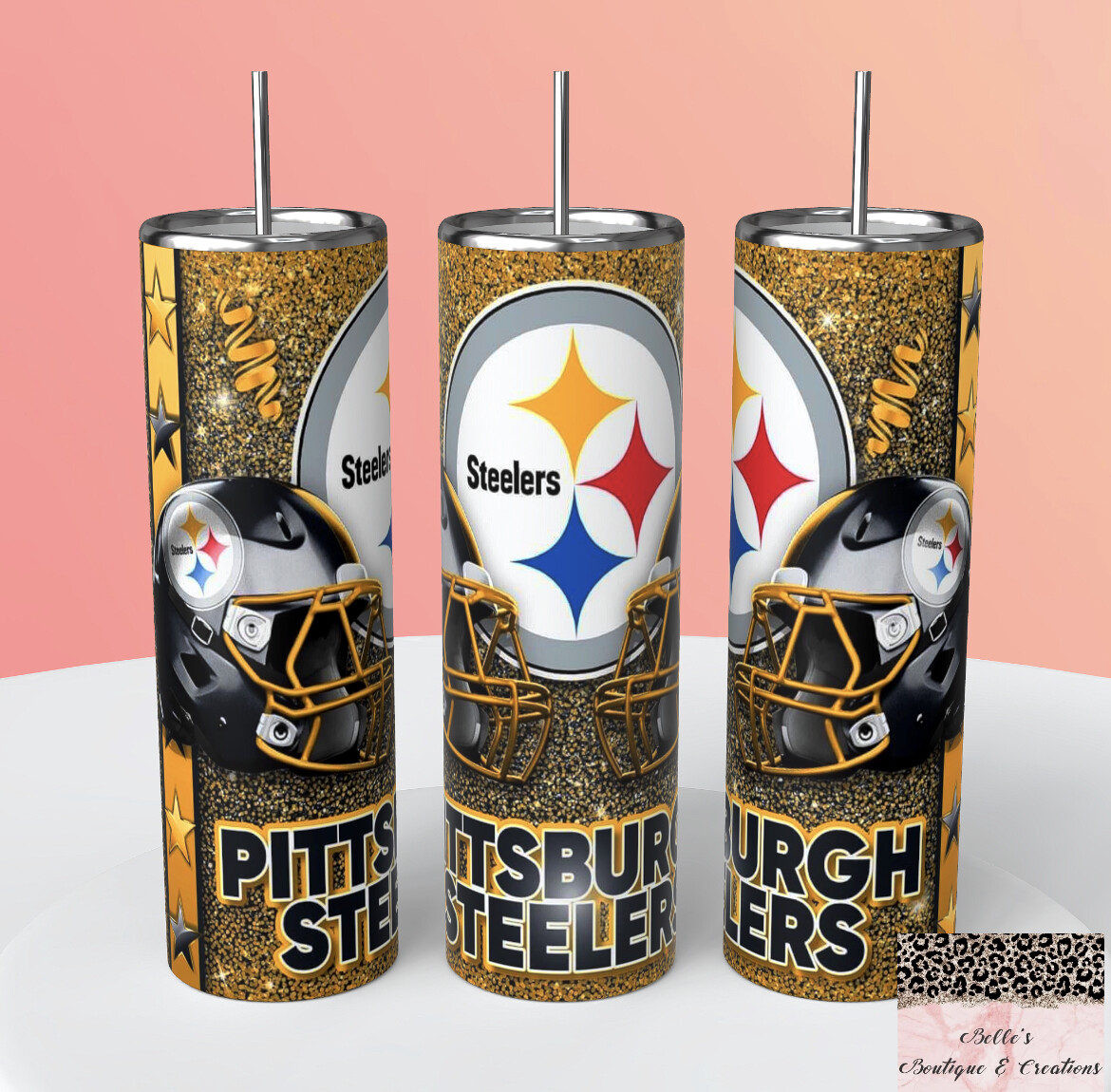 Steelers Football Tumbler