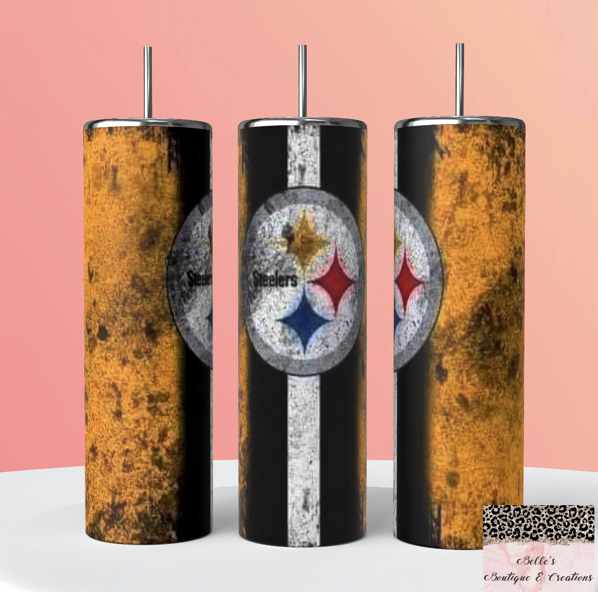 Steelers Football Tumbler