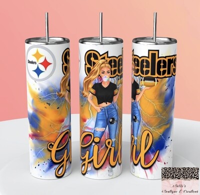 Steelers Football Tumbler