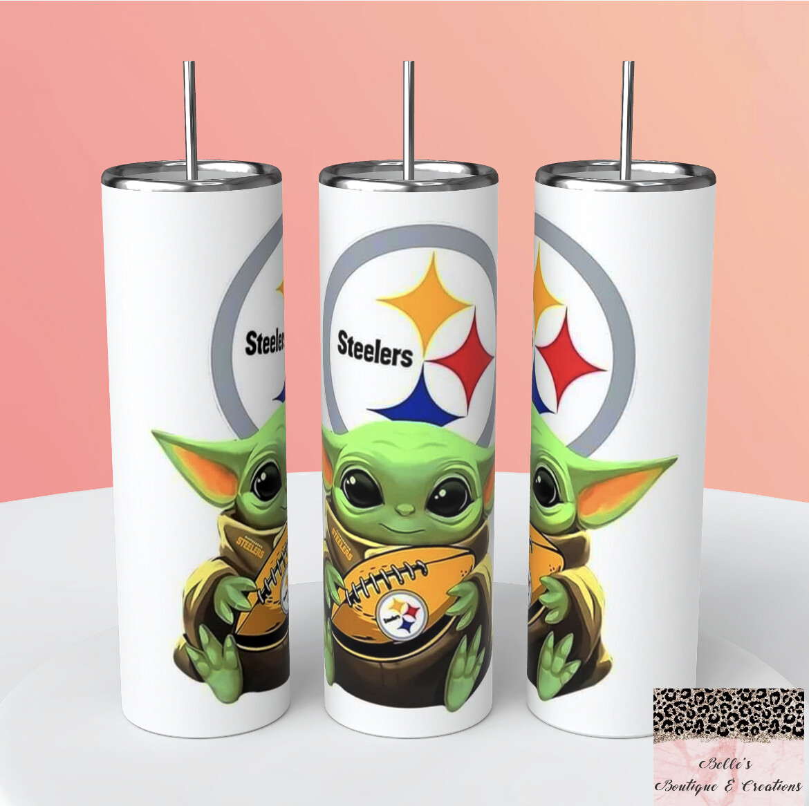 Steelers Football Tumbler