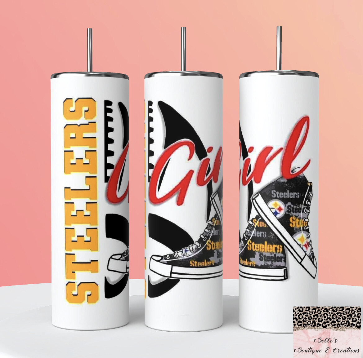 Steelers Football Tumbler