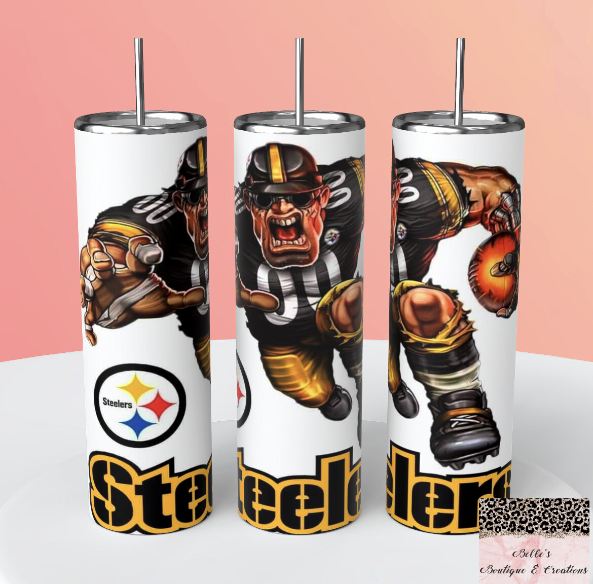 Steelers Football Tumbler