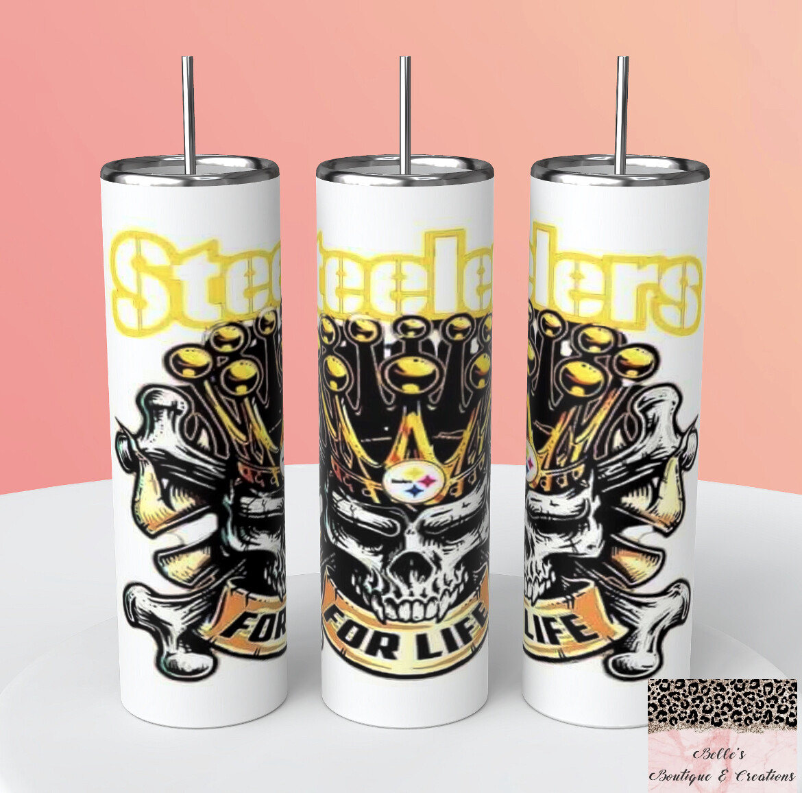 Steelers Football Tumbler