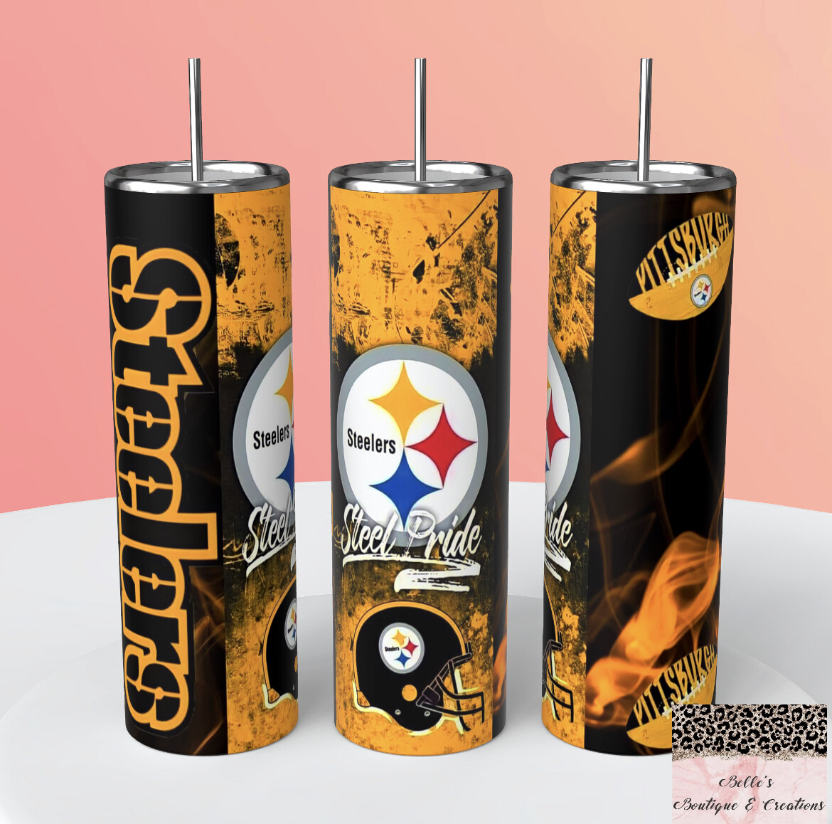 Steelers Football Tumbler
