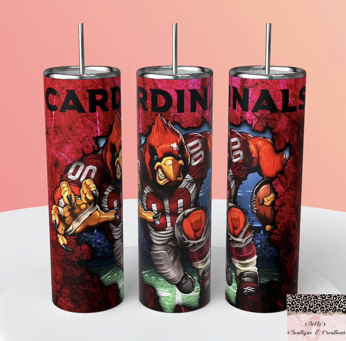Cardinals Football Tumbler