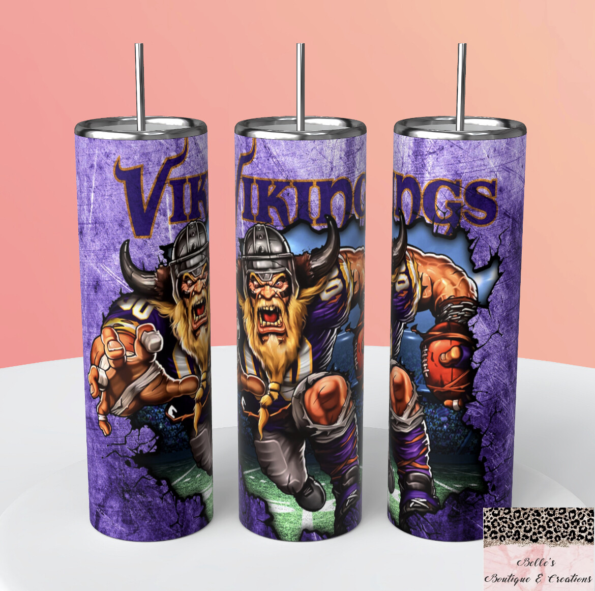 Vikings Football Tumbler