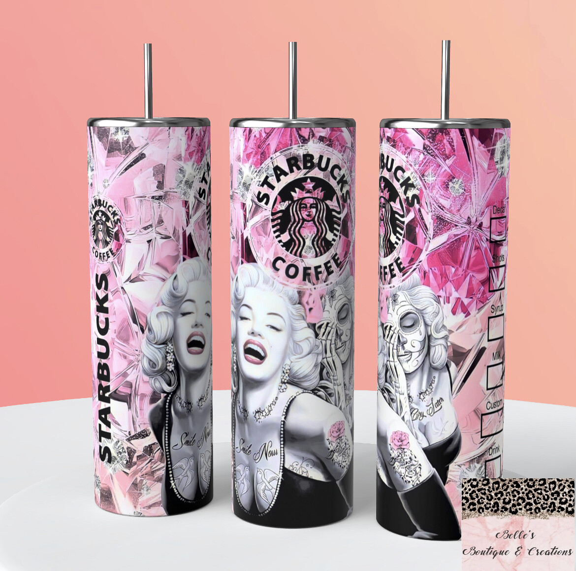 Marilyn Monroe Starbucks Tumbler