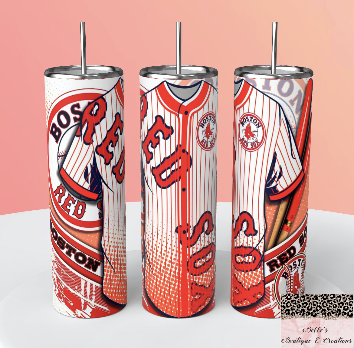 Red Sox Baseball Tumbler