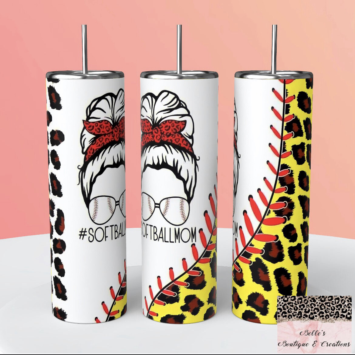 Softball Mom Tumbler