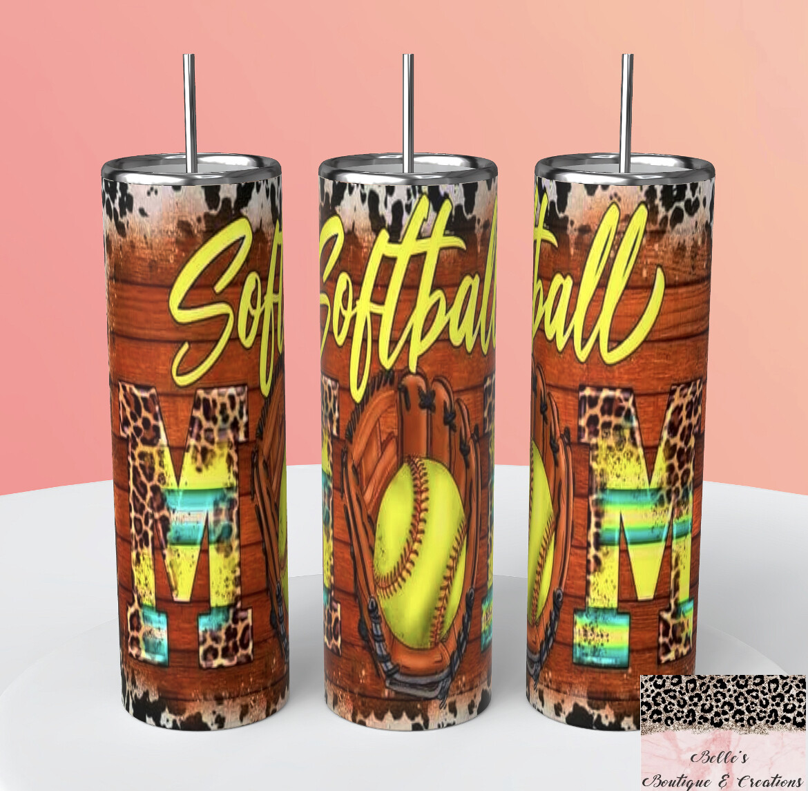 Softball Mom Tumbler
