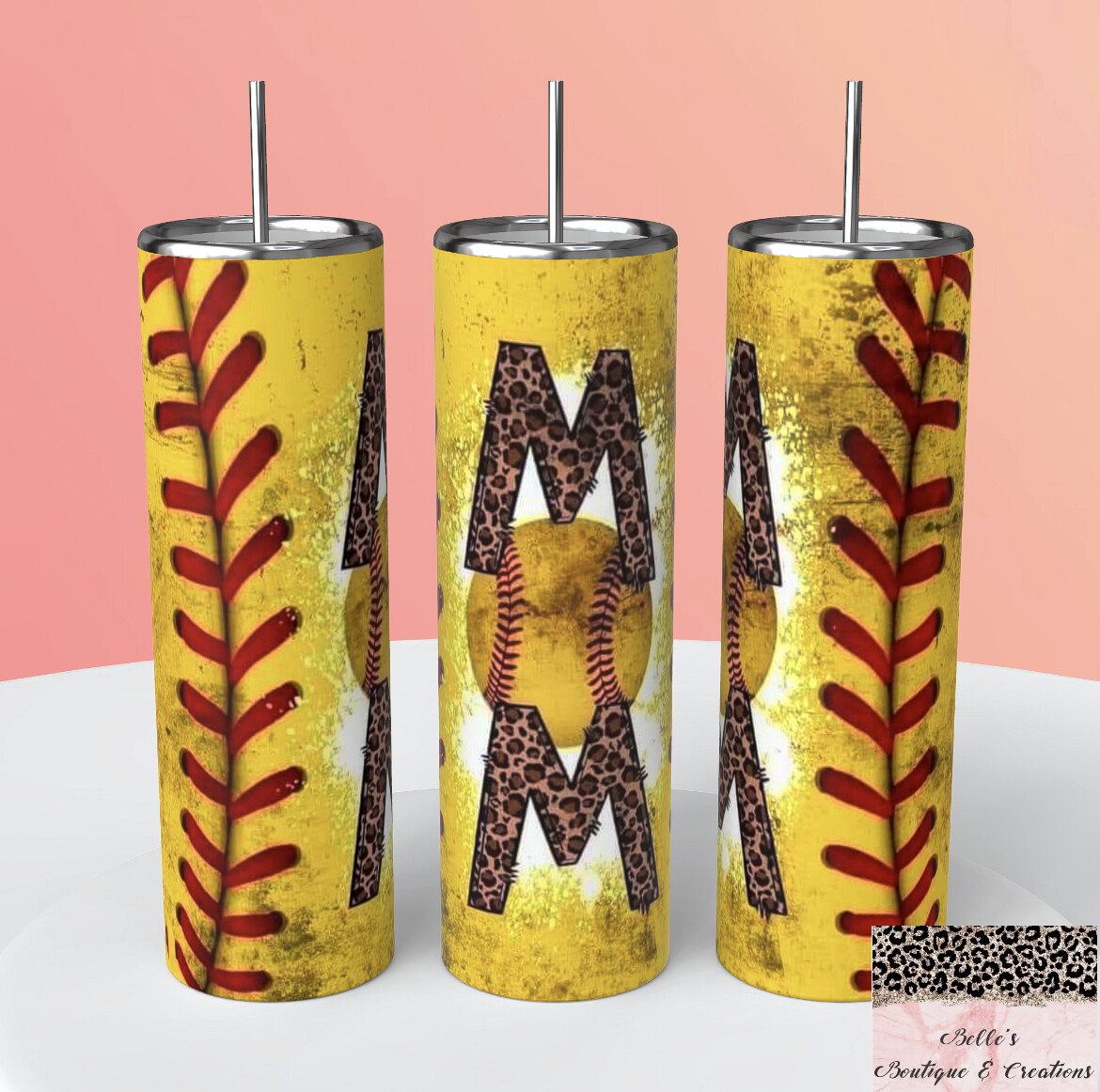 Softball Mom Tumbler