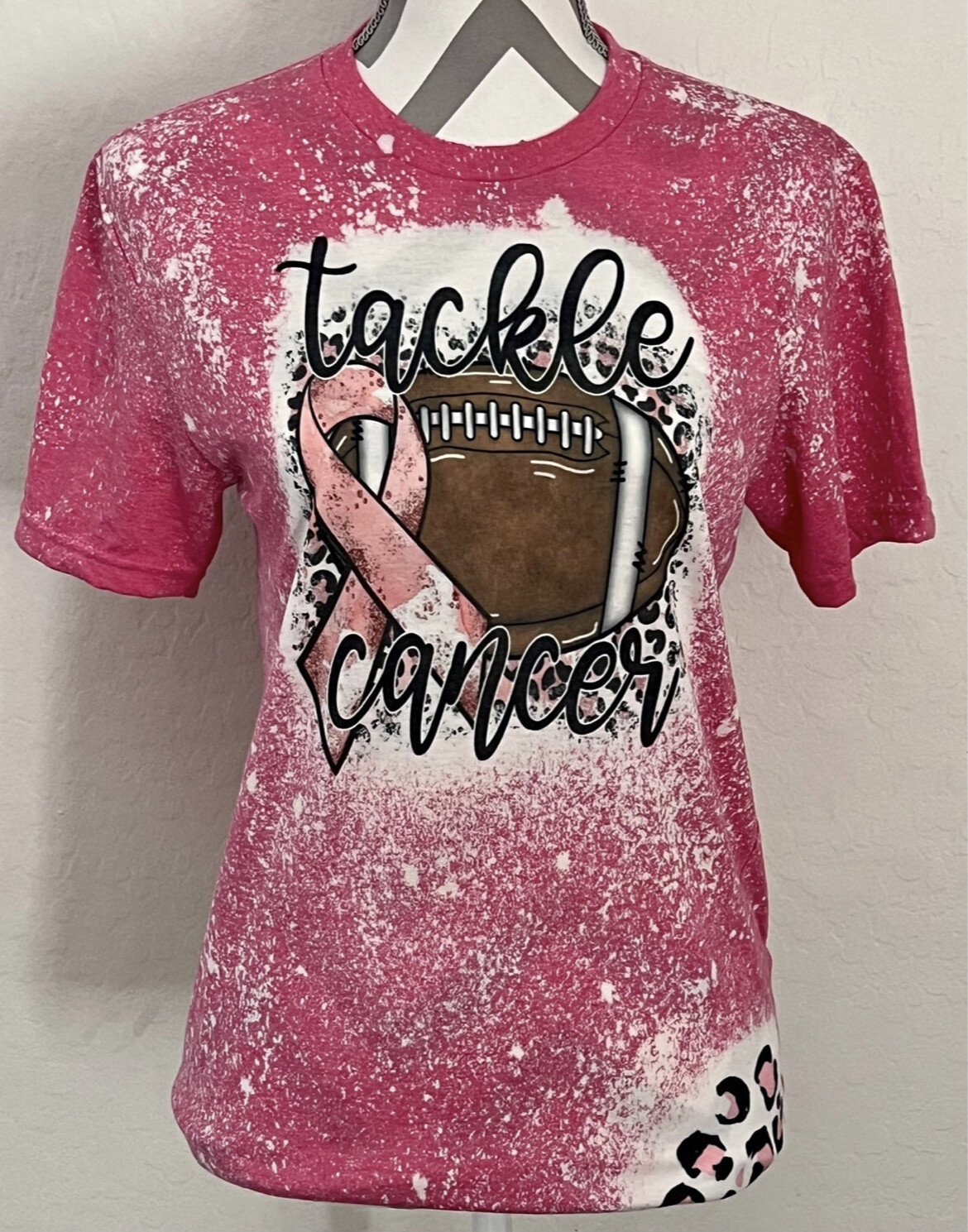Tackle Cancer Football T-Shirt