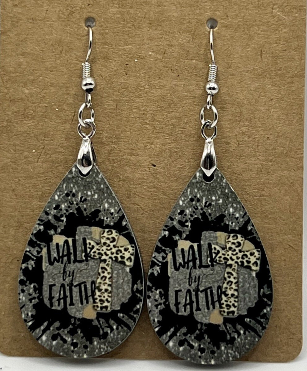 Walk By Faith Earrings